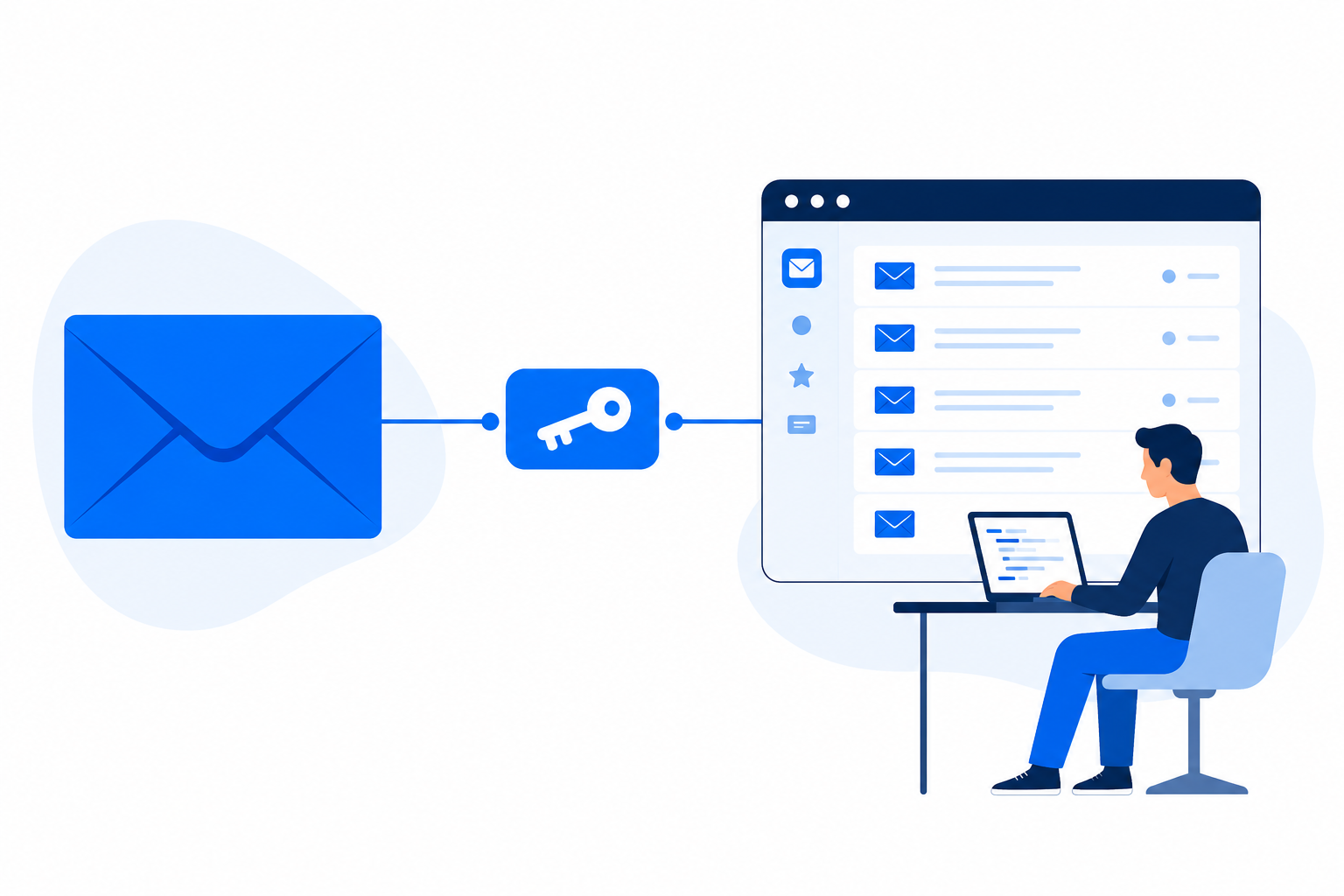 VAN UW INBOX NAAR UW TOEPASSING